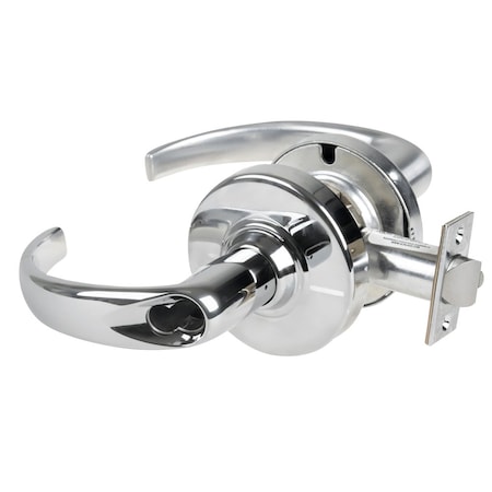 Schlage Grade 1 Classroom Lock, Sparta Lever, SFIC Prep Less Core, Bright Chrome Finish, Non-Handed ND70BD SPA 625